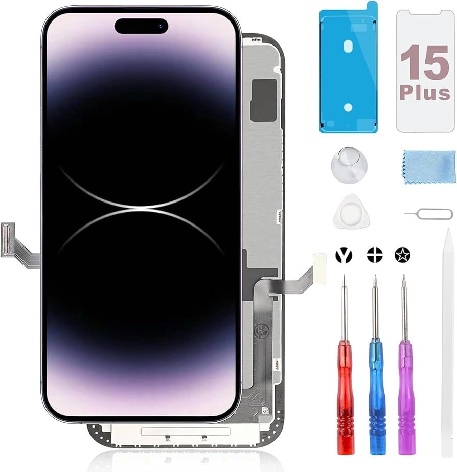 Amazon.co.jp: Beefix for iPhone 15 Plus 液晶パネル - 6.7